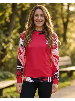 Prémium funkcionális női pulóver ALTISPORT VOJ/ALW039MI01 VIVA MAGENTA