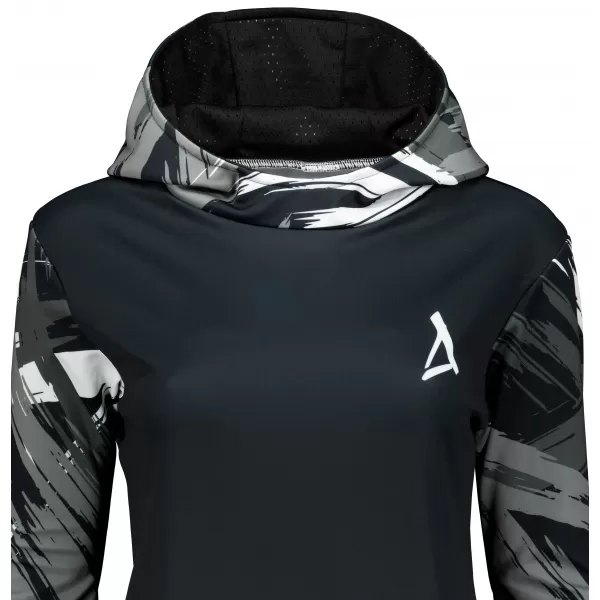  Prémium funkcionális női pulóver ALTISPORT VOJ/ALW039MI01 FEKETE/FEHÉR 