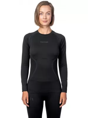 Női termikus póló HANNAH THERMO ACTIVE TS L/S W ANTRACIT