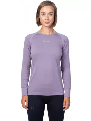 Női termikus póló HANNAH ACTIVE TS L/S W WISTERIA