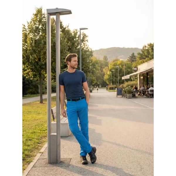  Férfi nadrág/rövidnadrág ALTISPORT NoPrint NP/ALM2021NJ FÉNYES KÉK 