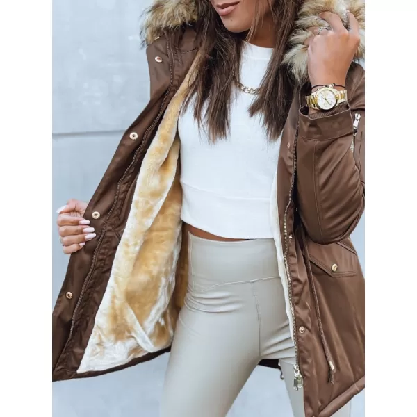  Női kabát DSTREET VIXEN TY3871 KARAMELLA 