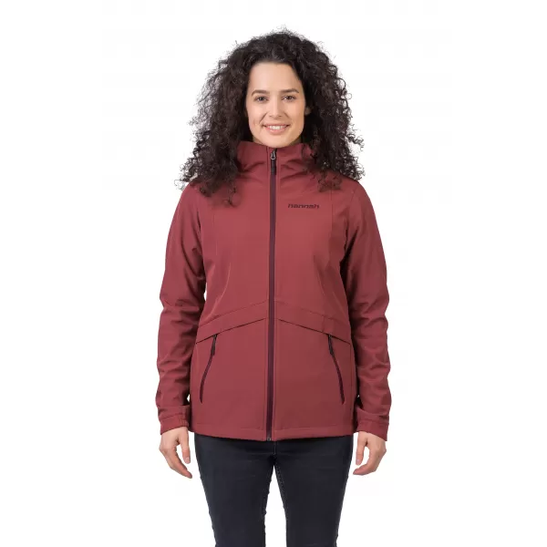  Női softshell kabát HANNAH BRIA ÉGETT ROZSDASZÍN 