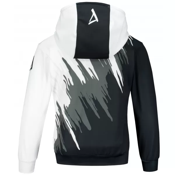  Gyermek prémium funkcionális pulóver ALTISPORT VOJ/ALK006MI01 FEKETE-FEHÉR 