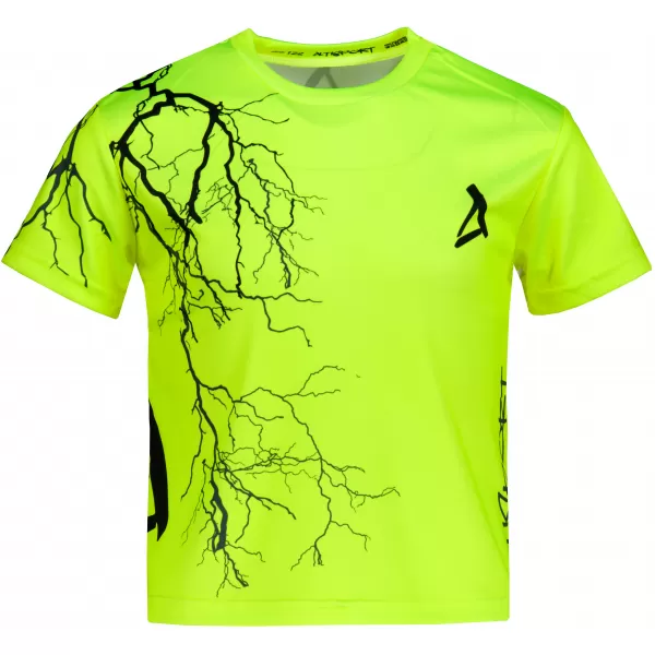  Gyermek prémium funkcionális póló ALTISPORT VOJ/ALK004TR01 NEON SÁRGA 