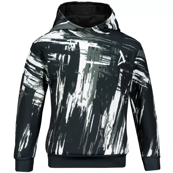  Gyermek prémium funkcionális pulóver ALTISPORT VOJ/ALK010MI01 FEKETE-FEHÉR 
