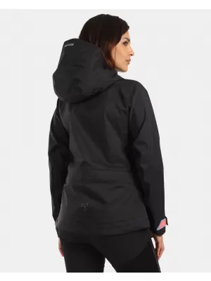 Női hardshell kabát KILPI METRIX-W WL0137KI FEKETE