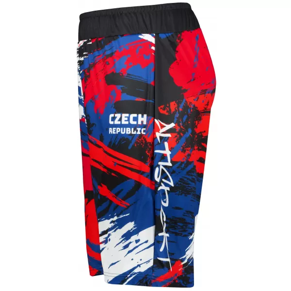  Férfi prémium funkcionális rövidnadrág zsebek nélkül ALTISPORT VOJ/ALM036KRA02 CSEH 