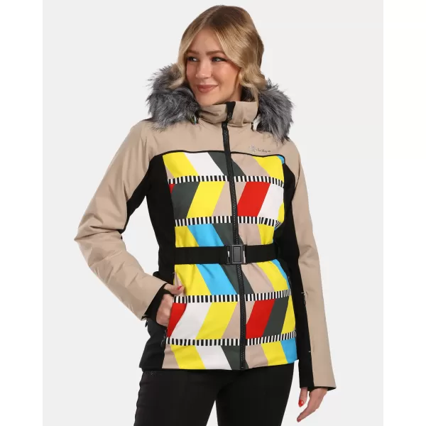  Női sídzseki KILPI CLAIR-W WL0107KI BÉZS 