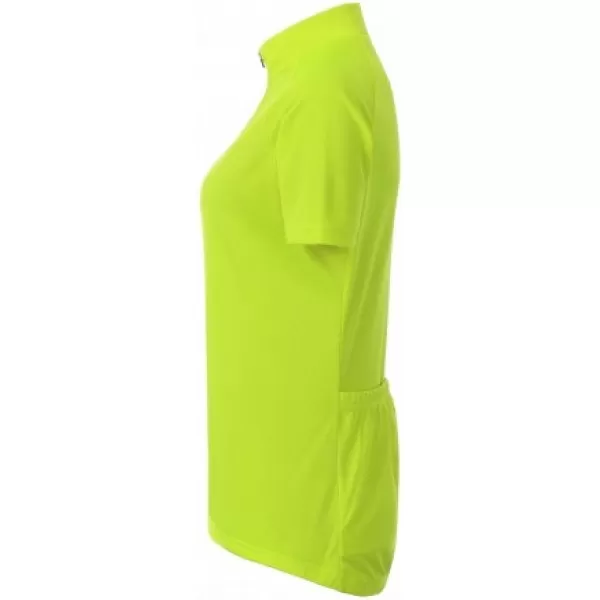 Női kerékpáros mez ALTISPORT NoPrint NP/ALW115NJ ÉLÉNK SÁRGA 
