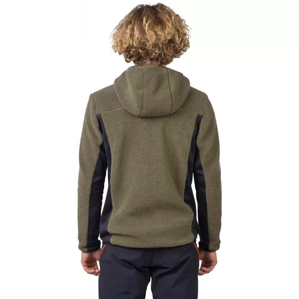 Férfi pulóver HANNAH KODIAK HOODY BOROSTYÁN ZÖLD/ANTRACIT 