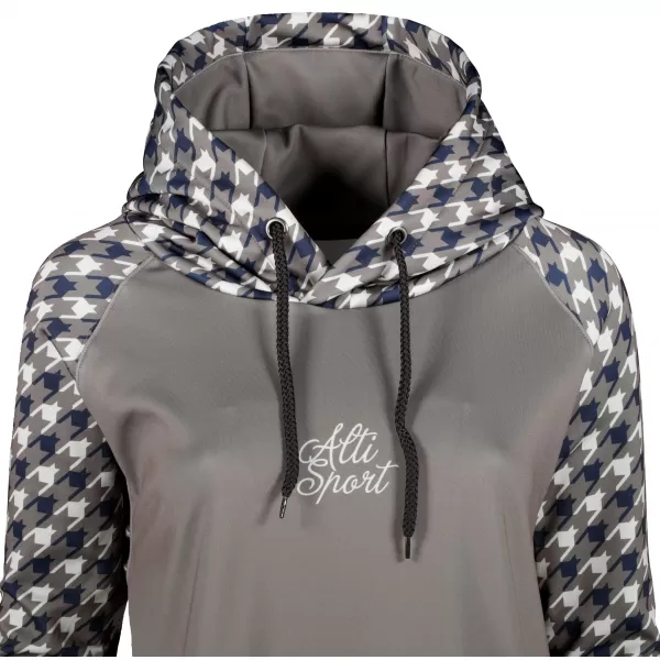  Prémium női funkcionális hosszabbított pulóver ALTISPORT VOJ/ALW048MI03 SZÜRKE 