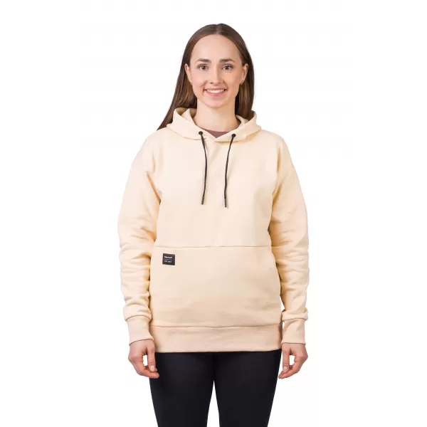  Női pulóver HANNAH SANDY HOODY FEHÉRÍTETT HOMOK 