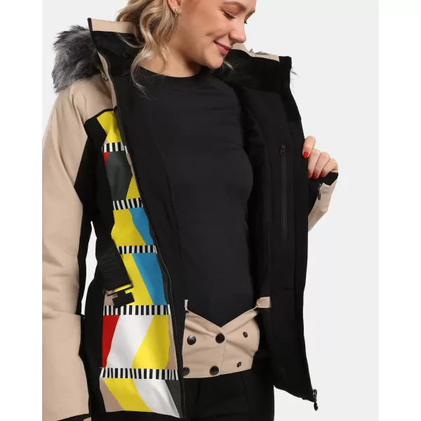 Női sídzseki KILPI CLAIR-W WL0107KI BÉZS 