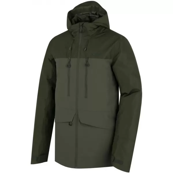 Férfi dzseki HUSKY NEBET M SÖTÉT KHAKI 
