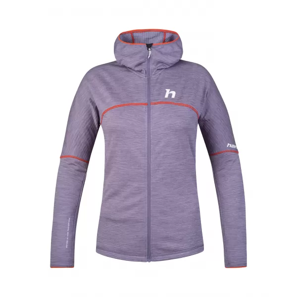  Női pulóver HANNAH MEDA HOODY LEVENDULA SZÜRKE MEL 