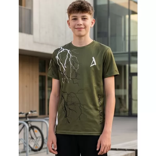  Gyermek prémium funkcionális póló ALTISPORT VOJ/ALK004TR01 OLAJBOGYÓ 