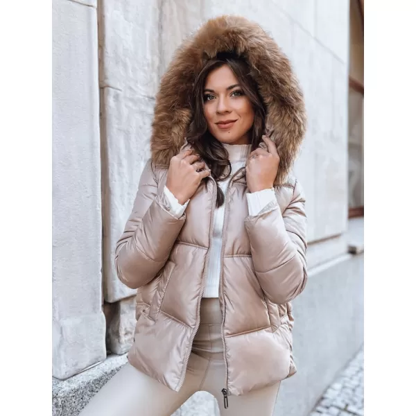  Női kabát DSTREET SPARKLE TY3948 KARAMELLA 