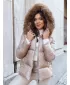 Női kabát DSTREET SPARKLE TY3948 KARAMELLA