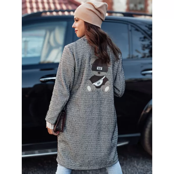  Kabát DSTREET TEDDSTYLE NY0724 FEKETE 