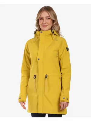 Női softshell kabát KILPI LASIKA-W WL0136KI ARANYSÁRGA