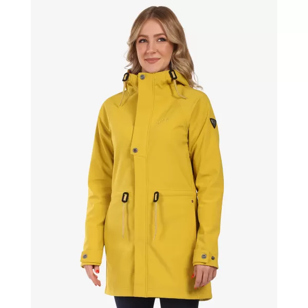  Női softshell kabát KILPI LASIKA-W WL0136KI ARANYSÁRGA 