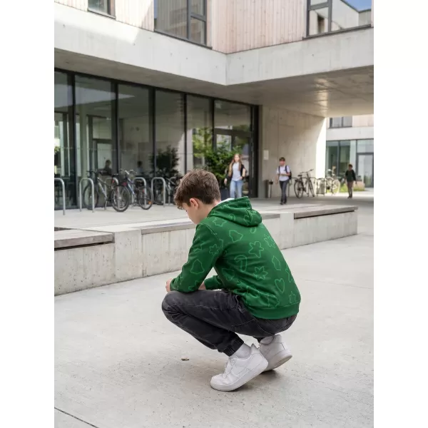  Gyermek prémium funkcionális pulóver ALTISPORT VOJ/ALKVN6MI01 ZÖLD 