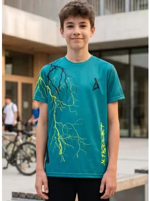 Gyermek prémium funkcionális póló ALTISPORT VOJ/ALK004TR01 KEROZIN/SÁRGA