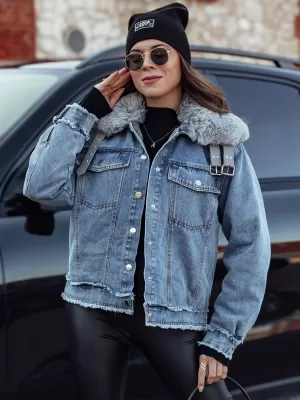 Női kabát DSTREET FURDENIM TY4755 VILÁGOSKÉK