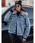 Női kabát DSTREET FURDENIM TY4755 VILÁGOSKÉK