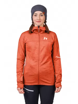 Női pulóver HANNAH MEDA HOODY FŰSZERES NARANCS MEL