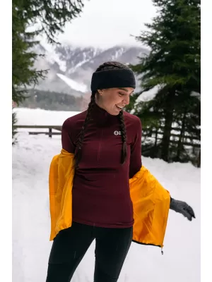 Női termikus póló NORDBLANC FLOATY NBBLD7975 BURGUNDIA