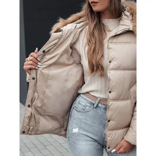  Női kabát DSTREET NORDKOLL TY4710 KHAKI 