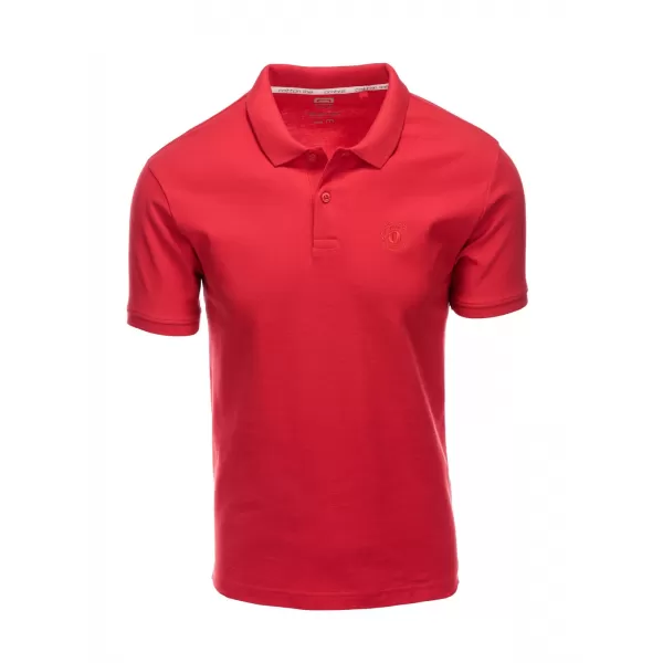  Mens t -phirt gallérral OMBRE S1374 PIROS 