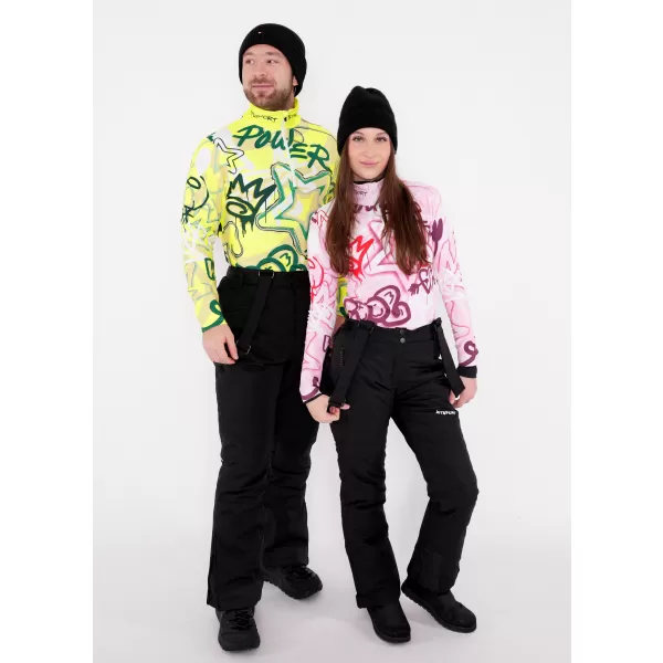  Férfi funkcionális Thermo pulóver prémium ALTISPORT VOJ/ALM054TER03 FLUÓ 