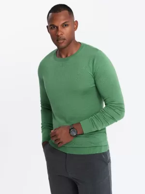 Férfi pulóver OMBRE OM-SWBS-0106 ZÖLD