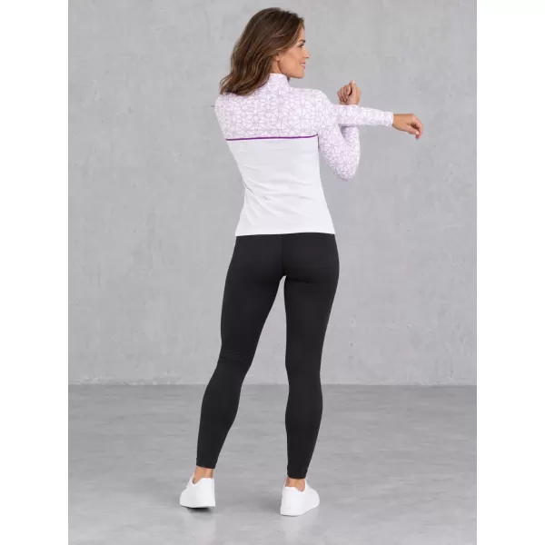  Női funkcionális Thermo pulóver prémium ALTISPORT VOJ/ALW053TER03 FEHÉR/LILA 
