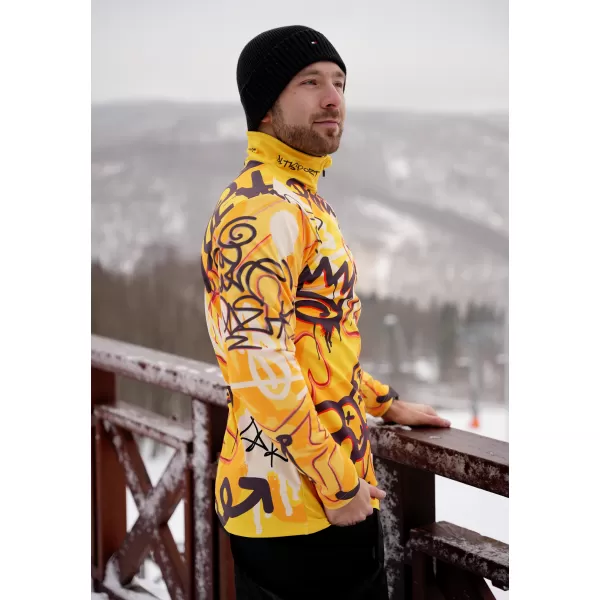  Férfi funkcionális Thermo pulóver prémium ALTISPORT VOJ/ALM054TER03 BOROSTYÁN 
