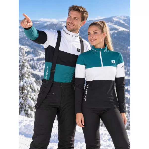  Női funkcionális Thermo pulóver prémium ALTISPORT VOJ/ALW051TER03 KEROZINFEKETE 