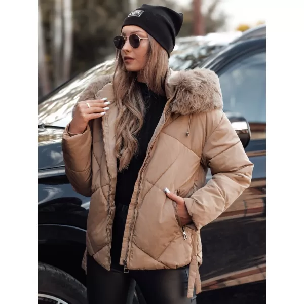 Női kabát DSTREET MODIVA TY4725 KHAKI 