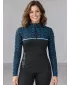 Női funkcionális Thermo pulóver prémium ALTISPORT VOJ/ALW053TER03 FEKETE -BLUE