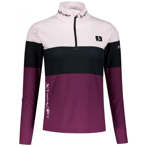  Női funkcionális Thermo pulóver prémium ALTISPORT VOJ/ALW051TER03 BURGUNDIA 