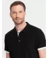 Mens t -phirt gallérral OMBRE OM-POSS-0113 FEKETE