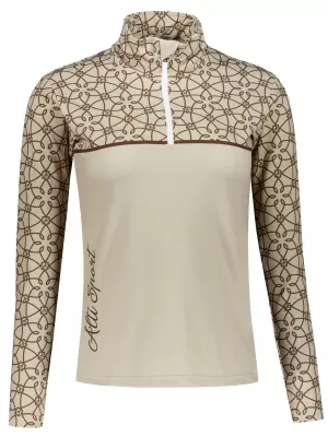 Női funkcionális Thermo pulóver prémium ALTISPORT VOJ/ALW053TER03 BARNA