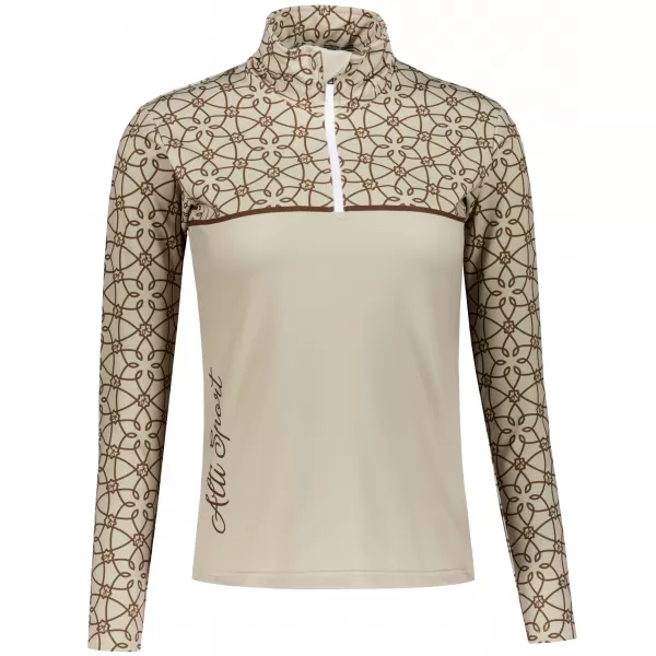  Női funkcionális Thermo pulóver prémium ALTISPORT VOJ/ALW053TER03 BARNA 