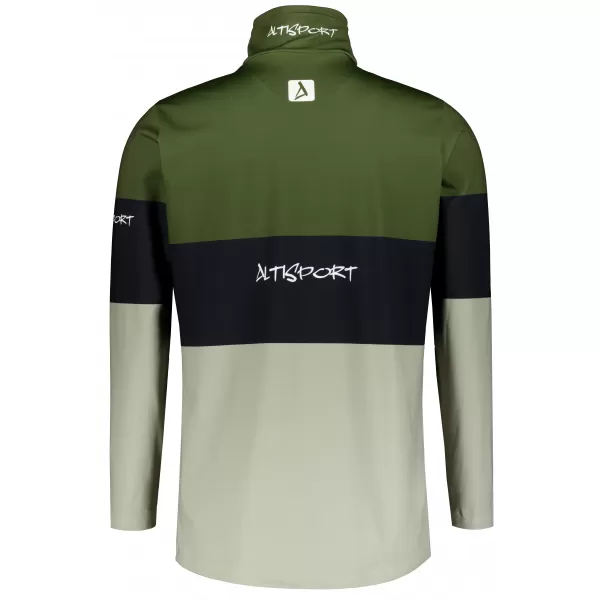  Férfi funkcionális Thermo pulóver prémium ALTISPORT VOJ/ALM051TER03 KHAKI 