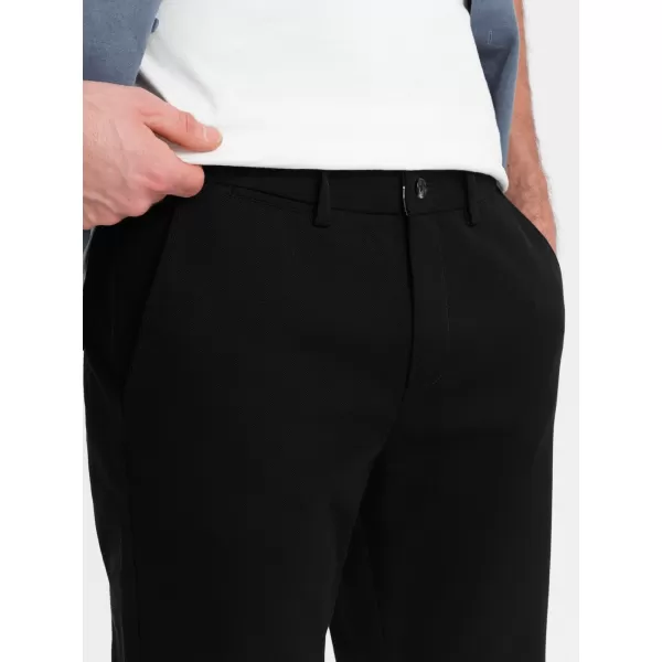  Nadrág OMBRE OM-PACP-0186 FEKETE 