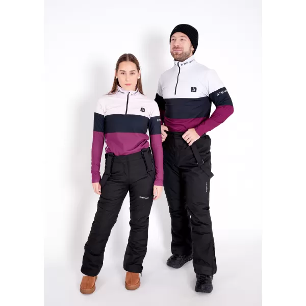  Férfi funkcionális Thermo pulóver prémium ALTISPORT VOJ/ALM051TER03 BURGUNDIA 