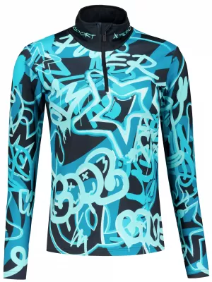 Női funkcionális Thermo pulóver prémium ALTISPORT VOJ/ALW054TER03 FEKETE -BLUE