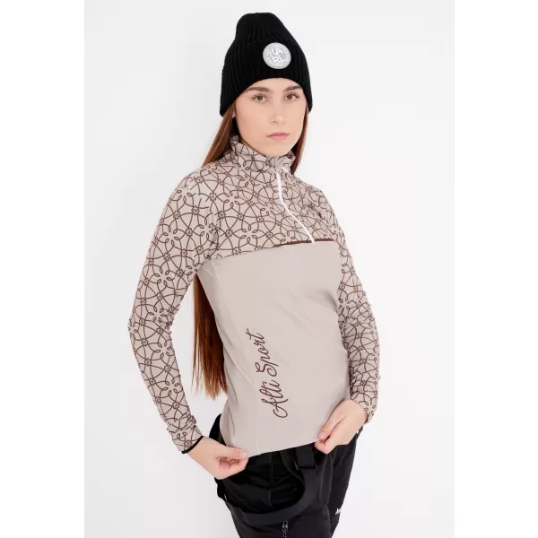  Női funkcionális Thermo pulóver prémium ALTISPORT VOJ/ALW053TER03 BARNA 